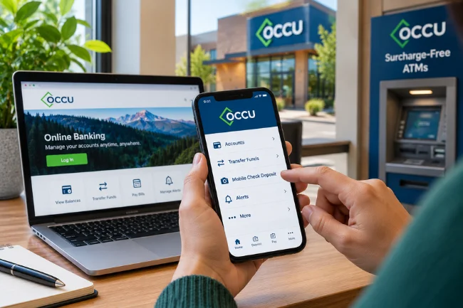 OCCU online and mobile banking