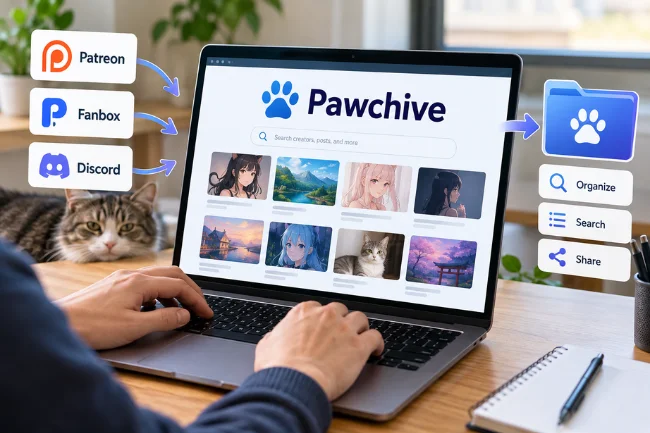 Pawchive contributor archive process