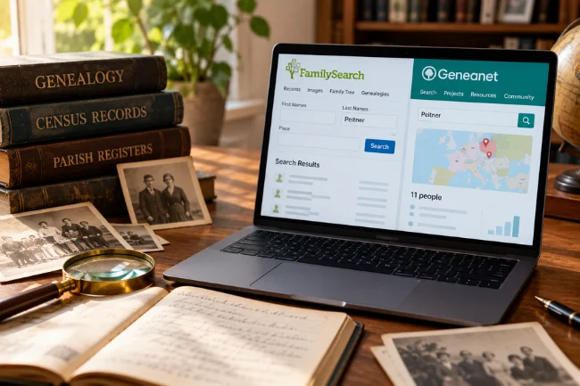 Peitner surname rarity in genealogy records