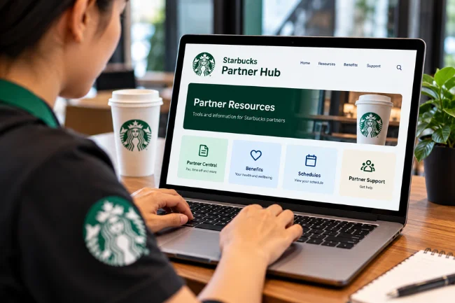 Starbucks Partner Hub resources access