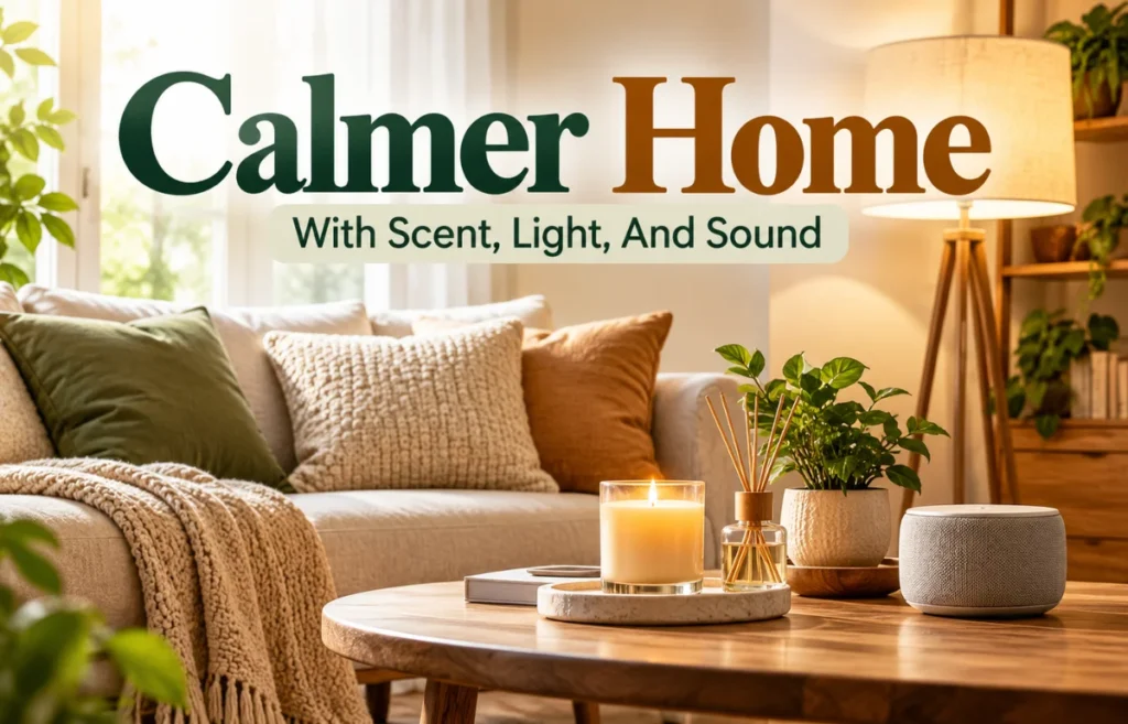 Calmer Home With Scent, Light and Sound