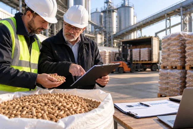 ImportPellet wood pellet sourcing and quality inspection
