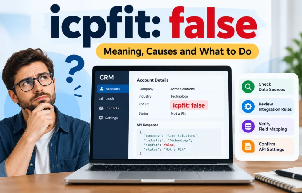 icpfit: false CRM status and troubleshooting