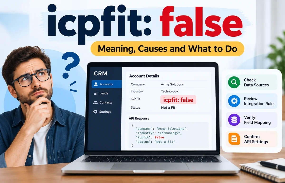 icpfit: false CRM status and troubleshooting