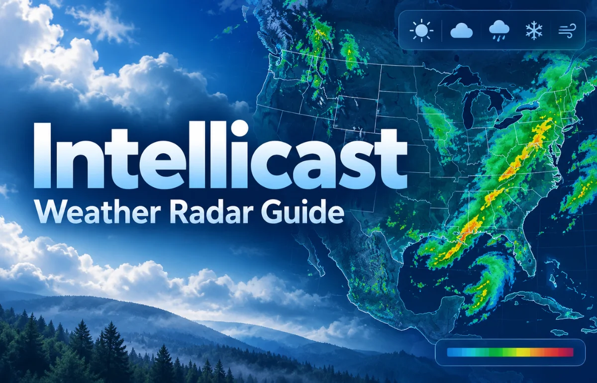 Intellicast weather radar map