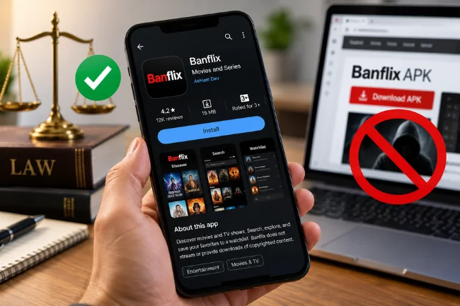 Banflix legal app download check
