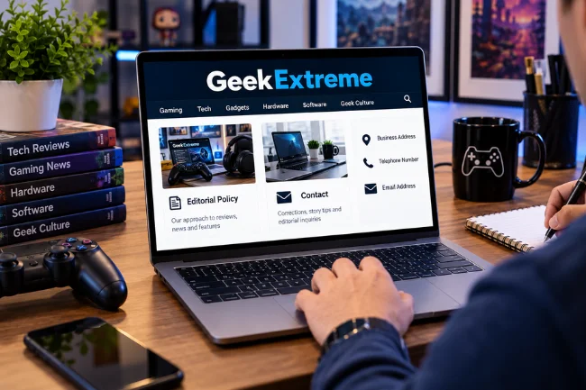 GeekExtreme editorial policies and contact information