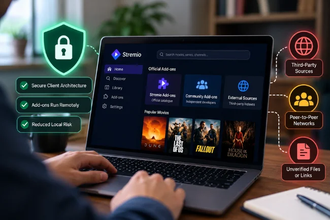Knaben Stremio safety and security