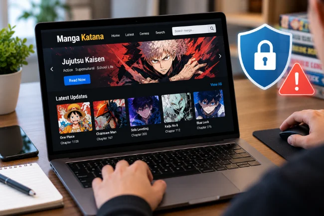 Manga Katana website safety and security risks