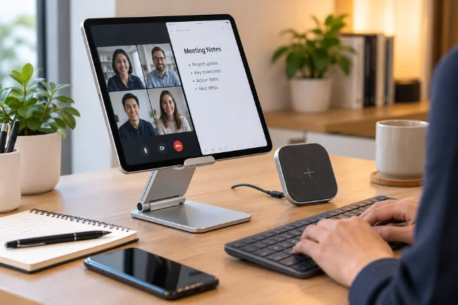 NKT01 desk stand for everyday work