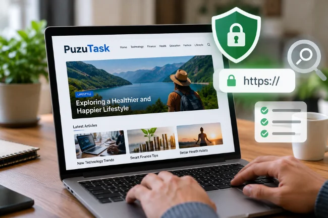 PuzuTask com website security and safety review