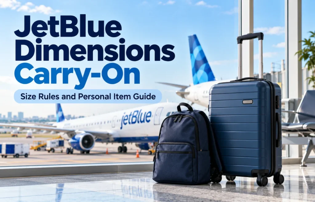 JetBlue Dimensions Carry-On size guide