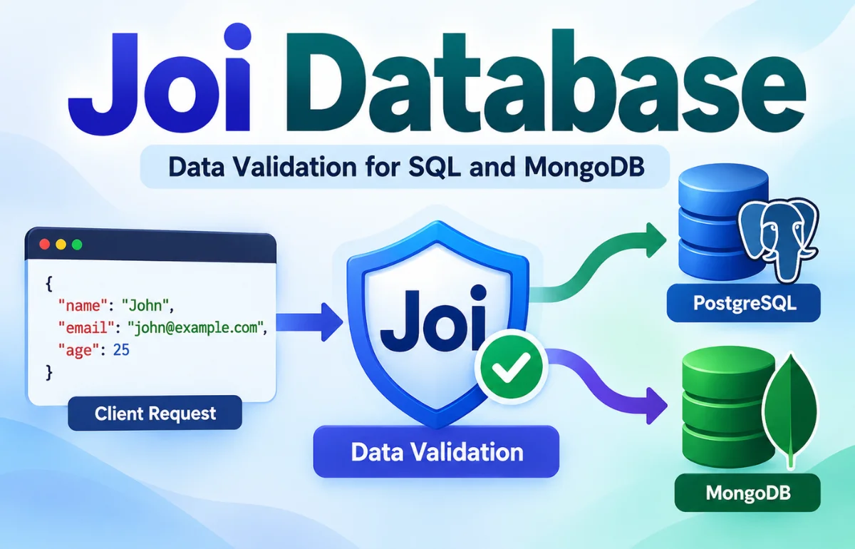 Joi Database validation for SQL and MongoDB