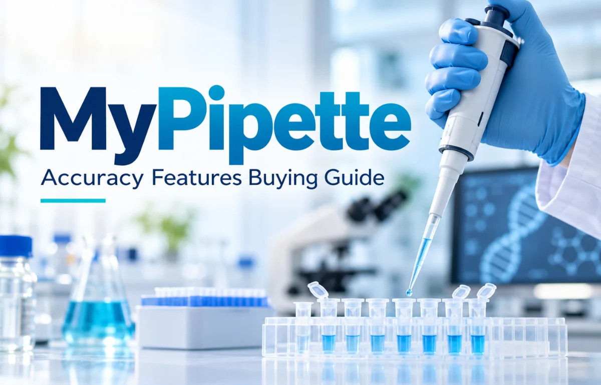 MyPipette laboratory pipette in use