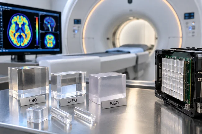 Crystal Materials Used in Medical Imaging – PET Scintillator Crystals
