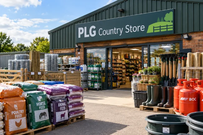 PLG Supplies country store with farm and garden products