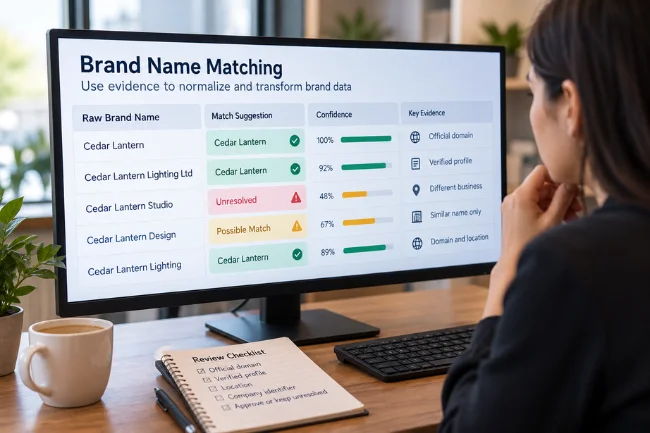 BrandRank.ai Normalization Transformation Rules for Brand Name Matching