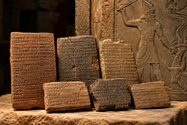 Baal Cycle myth on ancient Ugaritic clay tablets