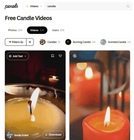 AI Candle Video Stock Footage on Pexels