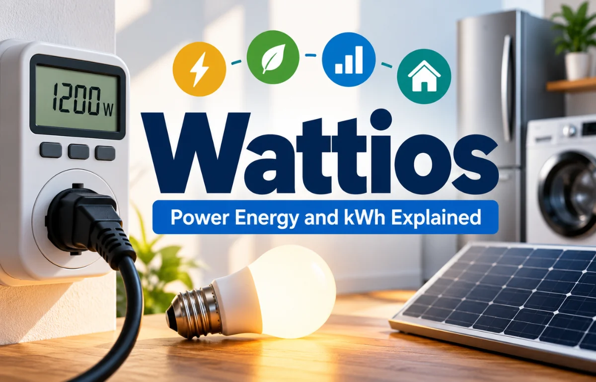 Wattios power and energy guide