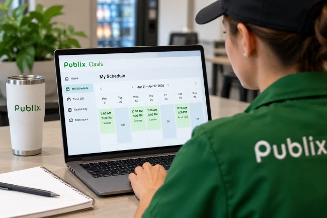Publix Oasis work schedule