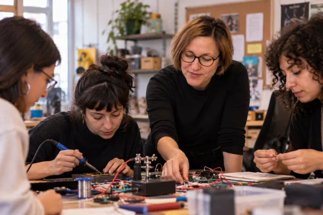 Wuschitz feminist hacking electronics workshop