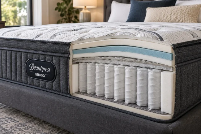 Beautyrest BR800 Mattress coil system