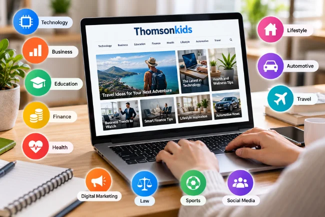 Thomsonkids.com content categories and topics