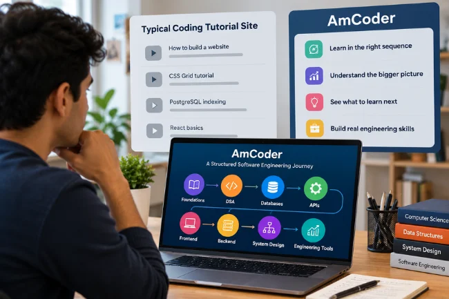 AmCoder structured software engineering learning path