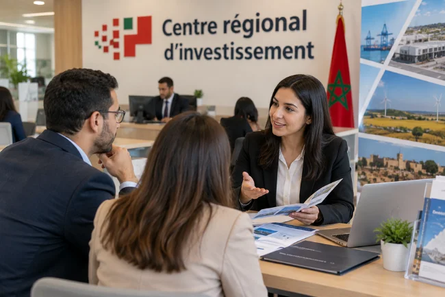 Centre régional d'investissement business advisory services in Morocco