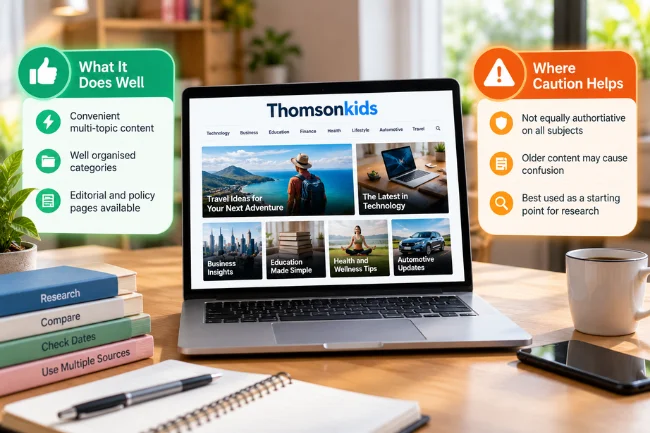 Thomsonkids.com benefits and limitations