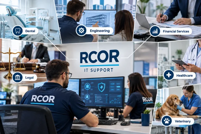 RCOR IT Support for Dental, Legal, Healthcare and Other Businesses