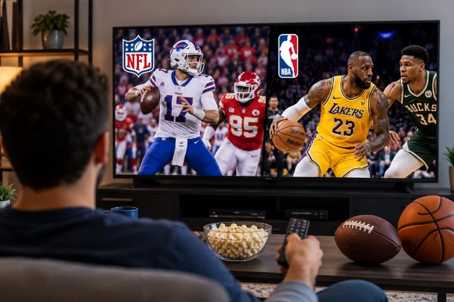 SportSurge NFL and NBA live sports streaming