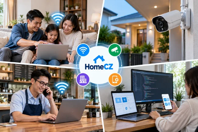 HomeCZ internet CCTV and business solutions