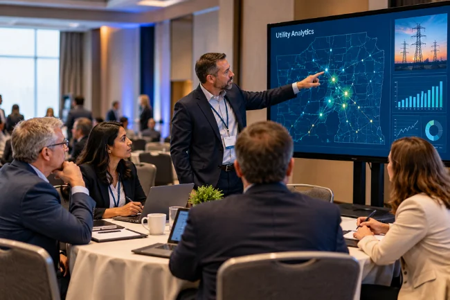 UA Week utility executives discussing analytics