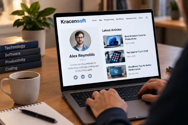 Kracensoft.com author profile