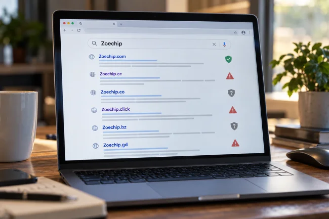 Zoechip changing domains search results