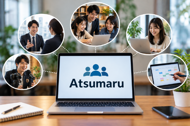Atsumaru business platform connecting people