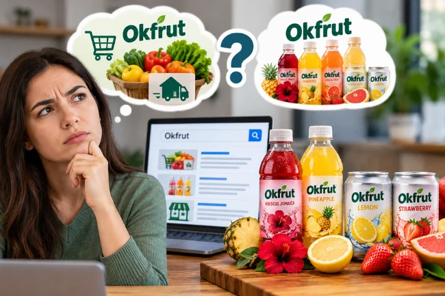 Okfrut fruit drinks vs online fruit delivery store