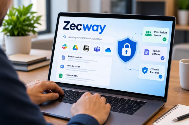 Zecway AI search security and privacy